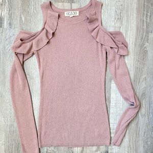 Women’s open shoulder blouse